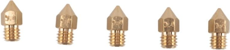 5Pcs Geeignet für M200 V2 Düse Heizung Hot End Extrusion Kopf 0,4mm H59 in