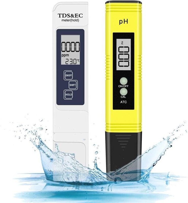 PH-Messgerät, PH-Tester für Schwimmbäder, 4-in-1-PH-Messgerät, elektronisches TDS-Messgerät, Wasserqualität und pH-Test ...