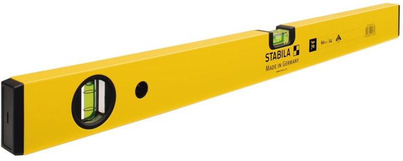 Stabila - Wasserwaage Type 70 Aluminium Richtwaage Messwerkzeug 30 - 200 cm, Ausführung: Type 70, 90 cm