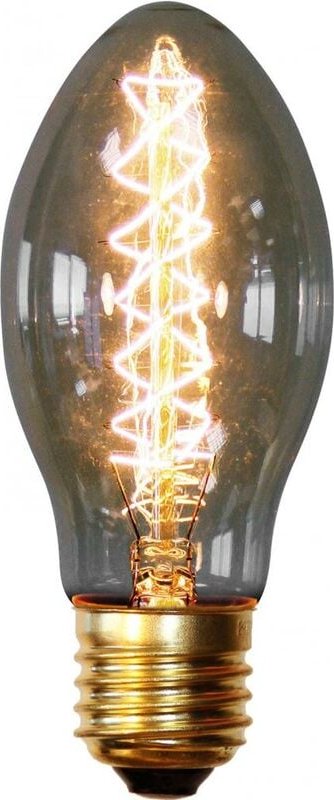 Privatefloor - Edison Candle filaments Glühbirne Transparent - Messing, Glas, Metall - Transparent