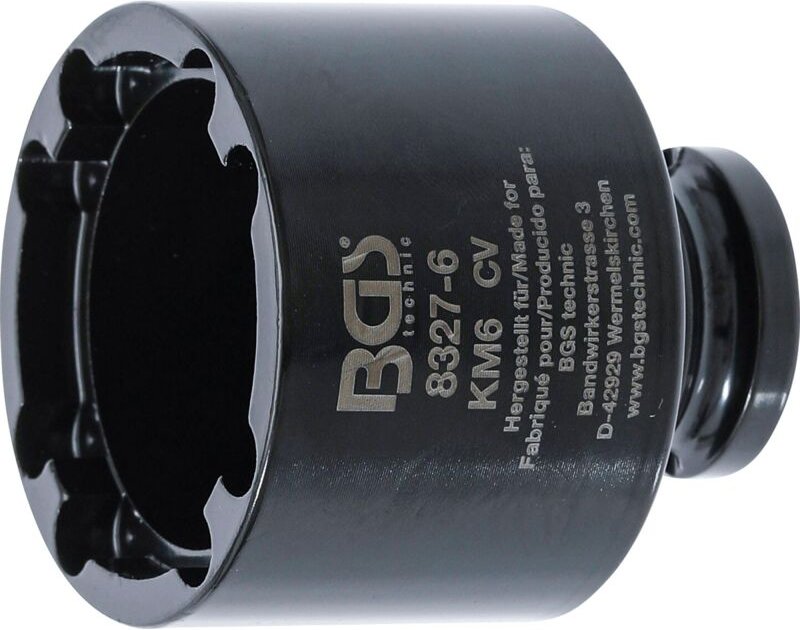 Nutmutternschlüssel Zapfen innen liegend KM6