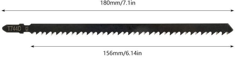 Thumbnail - 5 Stück T744D Professionelle 180-mm-Stichsägeblätter zum Schneiden von Holz und Metall. Stichsägenzubehör, kompatibel mi...