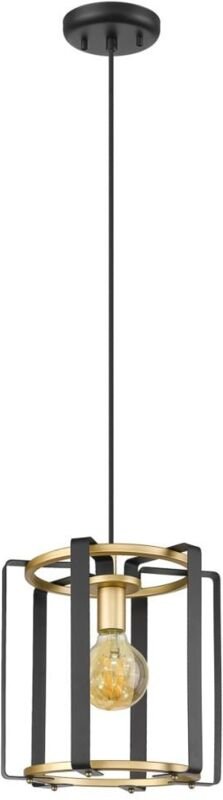 Primero Moderne 1-flammige Laternen-Pendel-Deckenleuchte, - Italux