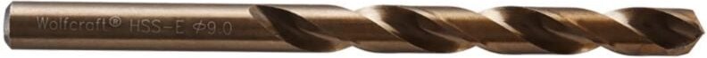 Wolfcraft - Metallbohrer HSS-Co 7462010 ø 9 mm Rundschaft Metallbohrer