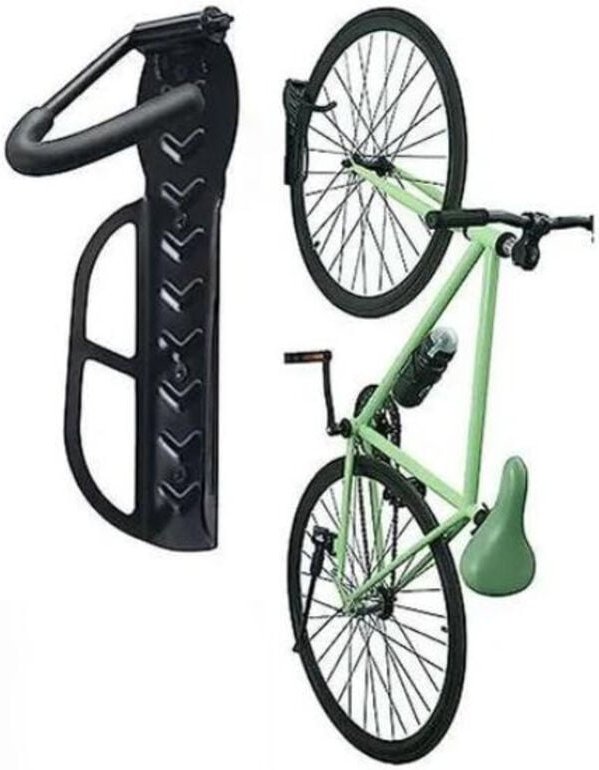 Shining House - 1-teiliger Fahrradträger für die Garage, wandmontierter Fahrradträger, vertikaler Haken für Indoor-Cycli...