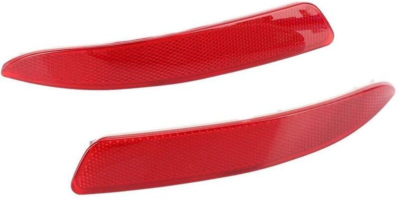 Ej.life - X5 E70 Rückstrahler,Heckstoßstangenreflektor,Rot Hintere Stoßstange Bremslicht Reflektorabdeckung Stoßstangenv...