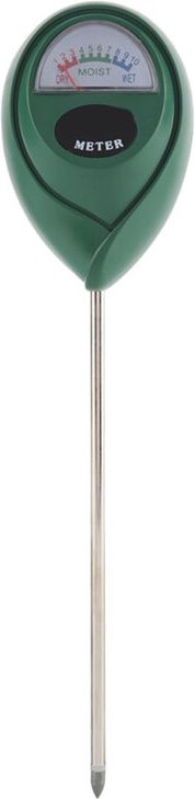 Professionelles Bodenmessgerät mit Sonde, Garten-Hydrometer Pflanzenfeuchtigkeitssensor Edelstahl, 17 cm Sonde, Kompakte...