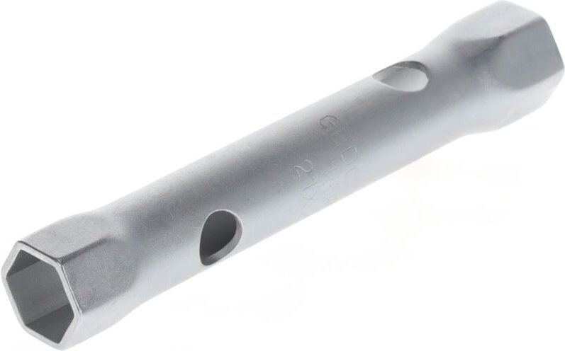 Thumbnail - Rohrsteckschlüssel 26 r Schlüsselweite 21 x 23 mm Länge 165 mm Bohrungs-Ø 14,5 mm verchromt