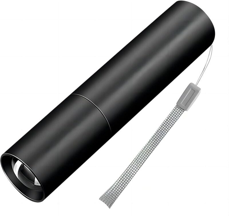 Mini-LED-Taschenlampe, wiederaufladbar, hohe Helligkeit, tragbar, 1200 Lumen, wasserdicht, zoombar, mit USB-Kabel, ideal...