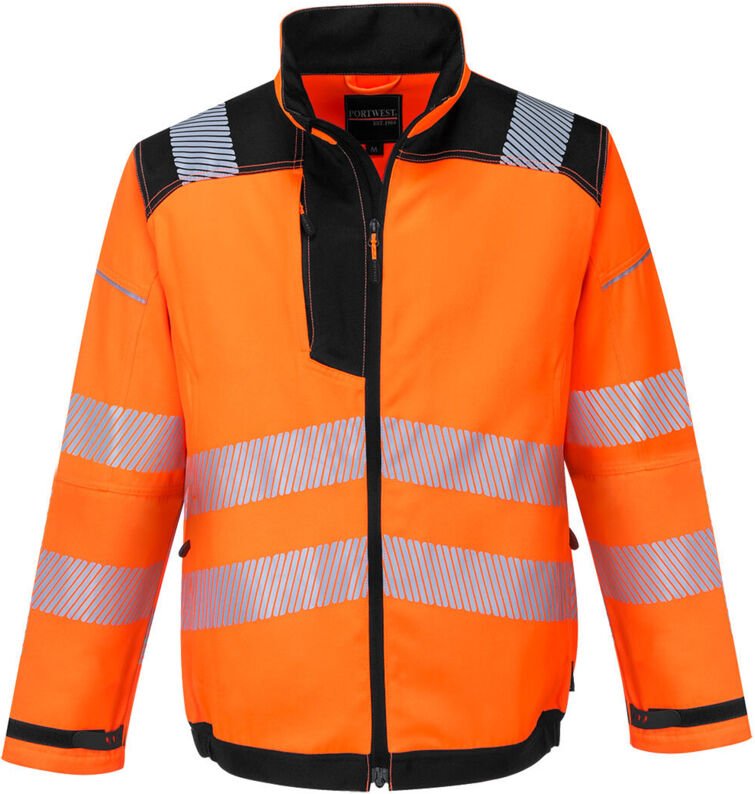 Jacke Hv Pw3 Farbe: Orange/Schwarz Größe L - Portwest