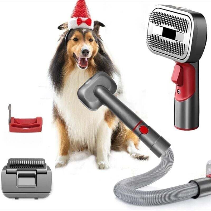 Thumbnail - Hundebürste für Dyson V7 V8 V10 V11 V12 V15, Katzenhaarbürste, Tierhaarpflege für Dyson, Zubehör mit Verlängerungsschlau...