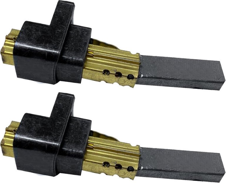 Trade-shop - 2x Motorkohlen Kohlebürsten Schleifkohlen 6,3x11x32mm mit Halter kompatibel mit lg 4681FI2467A 4681FI2462C ...