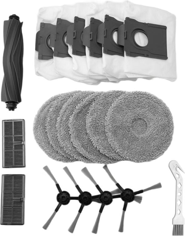 Thumbnail - Für L10s Pro Ultra Heat / X30 Roboter-Staubsauger Hauptseitenbürste Hepa-Filter Mopptuch Staubbeutel Teile