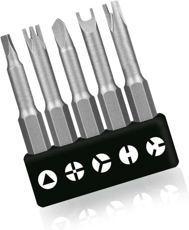 Lot de 7 Tournevis Spéciaux Forme U 50 mm Type Y Intérieur Cruciforme à Trois Points