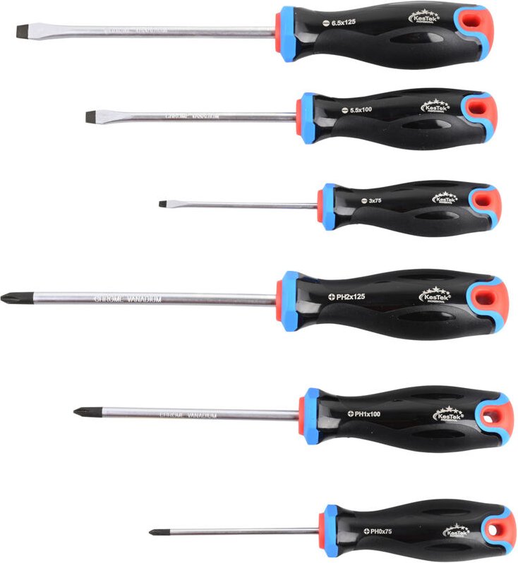 Schraubendrehersatz 6-tlg. PH+SL