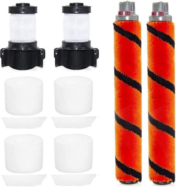 1Set Ersatzbürstenfilter Teile Zubehör Kompatibel für Shark IONFlex DuoClean IF100 X30 X40 F60 F80 IF200 IF201