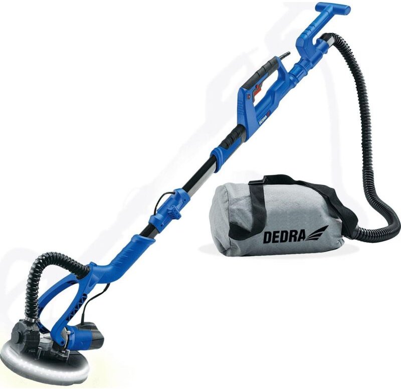 Dedra DED7766 Gipsabschleifer Blau mit LED-Beleuchtung