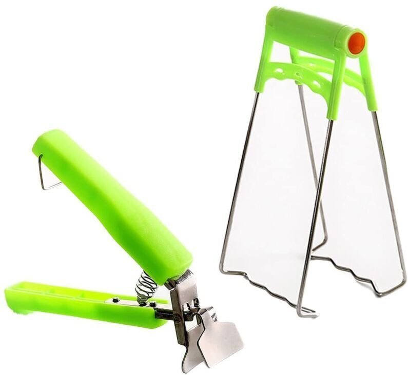 Küchen-Topfzange, Edelstahl-Schüsselzange, zum Herausnehmen von heißen Tellern oder Schüsseln mit Speisen aus dem Schnel...