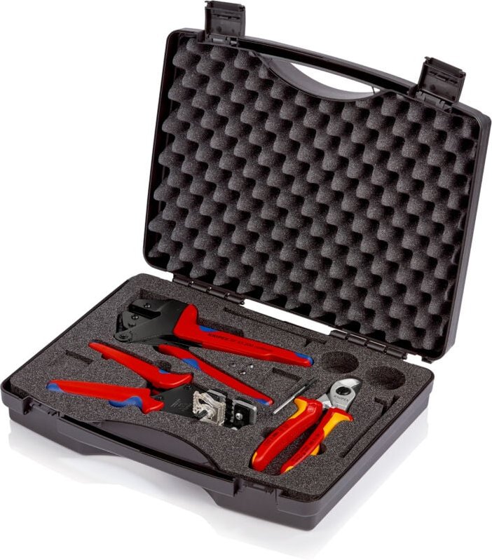 Knipex - 97 91 01 Werkzeugset Techniker im Koffer 3teilig