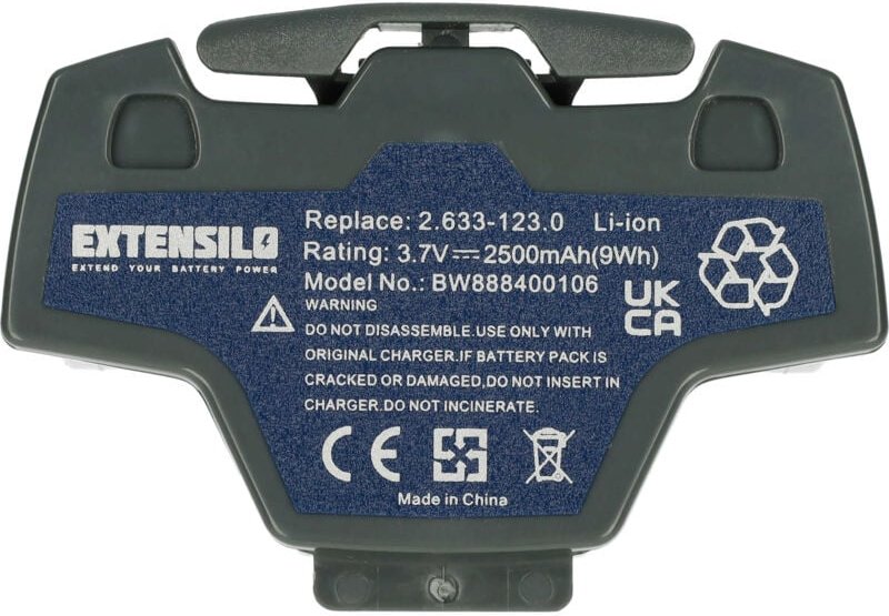 Akku kompatibel mit Kärcher 1.633-441.0, 1.633-440.0, 1.633-319.0, 1.633-443.0 Home Cleaner Heimroboter Grau (2500 mAh, ...