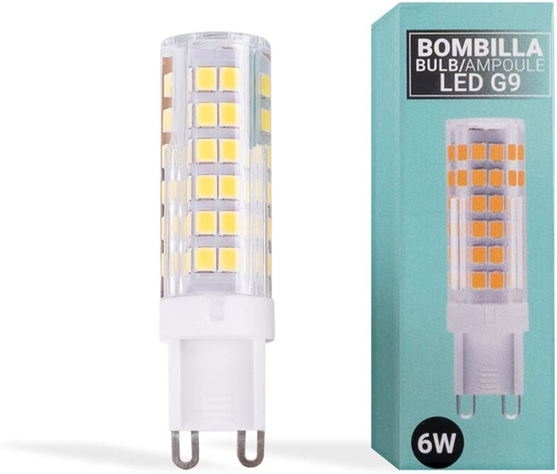 Led G9 Stiftsockellampe 220-240V ac - 6W