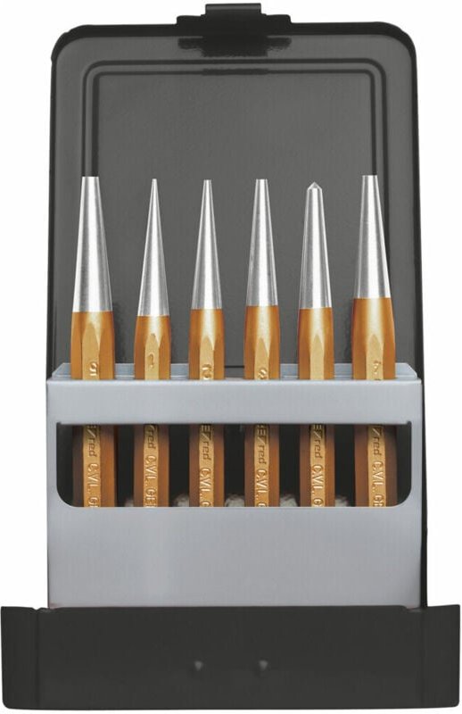 R90100006 Durchtreibersatz ø 1-10 mm + Körner 6-teilig