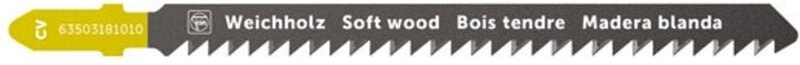 63503181010 Stichsägeblatt für Holz cv 90 T3 sw sc 5 St. - Fein