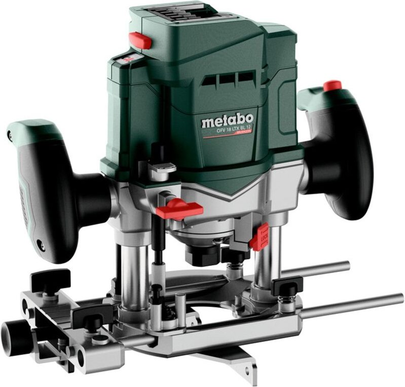 Metabo - Akku-Oberfräse ofv 18 ltx bl 12, incl. Zubehör, Spannzangen metrisch x