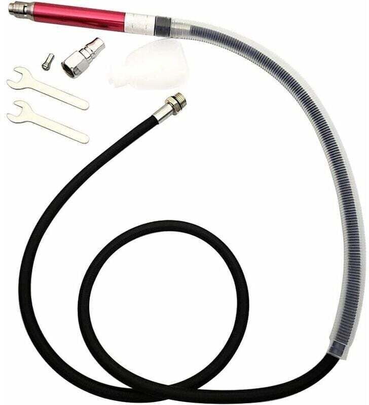 SL.GT Mikroschleifer, pneumatisches Schleifer-Set mit 65.000 U/min, mit praktischem Schneidstift und Handschlüssel