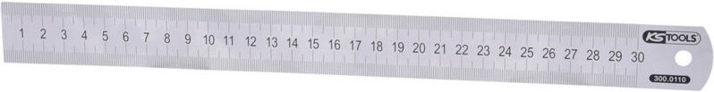 Halbflexibler Stahlmaßstab, 300mm