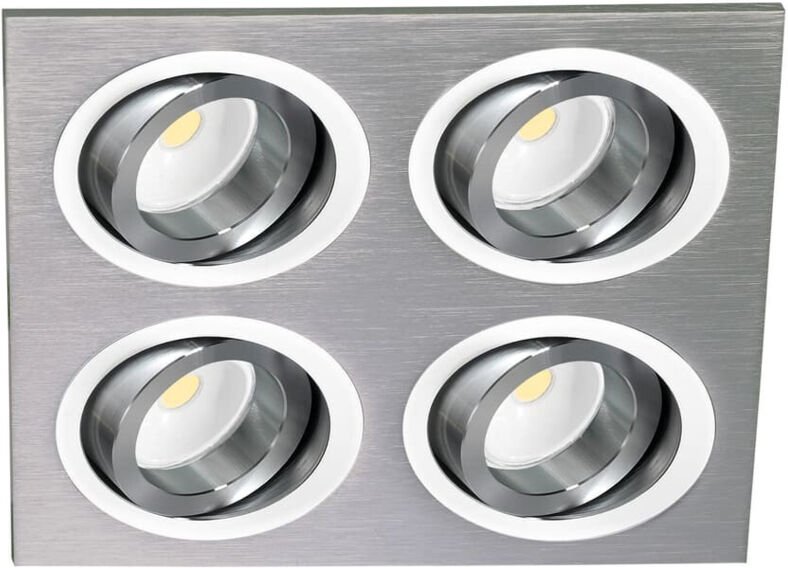 Cristalrecord - Helium Aluminium Einbau Ring (4 Lichter) 03-064-00-003