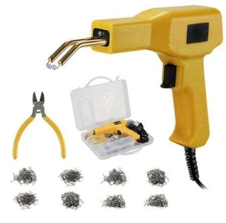 Soudure Plastique, Agrafeuse a Chaud pour Reparer Plastique avec 400 Agrafes, Agrafeuse Plastique pour Réparation Pare-C...