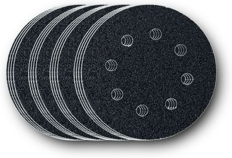 Schleifblatt Set, D115 je 4xK60,80,120,180 63717227010 - Fein