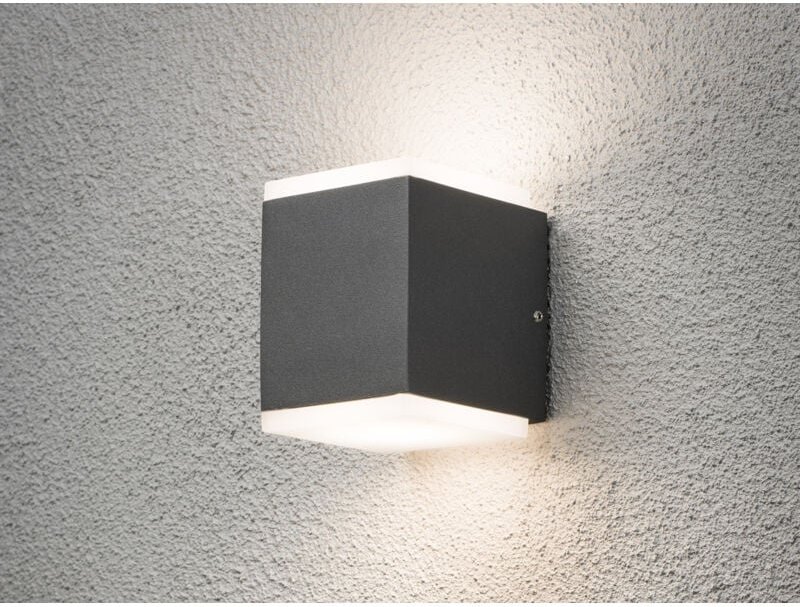 Thumbnail - Konstsmide - led Außenwandleuchte monza Aluminium in Anthrazit, 2x 6 w, 1100 Lm, IP54