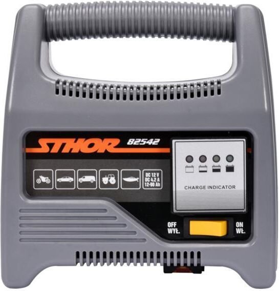 Sthor 82542 Batterieladegerät für Fahrzeuge