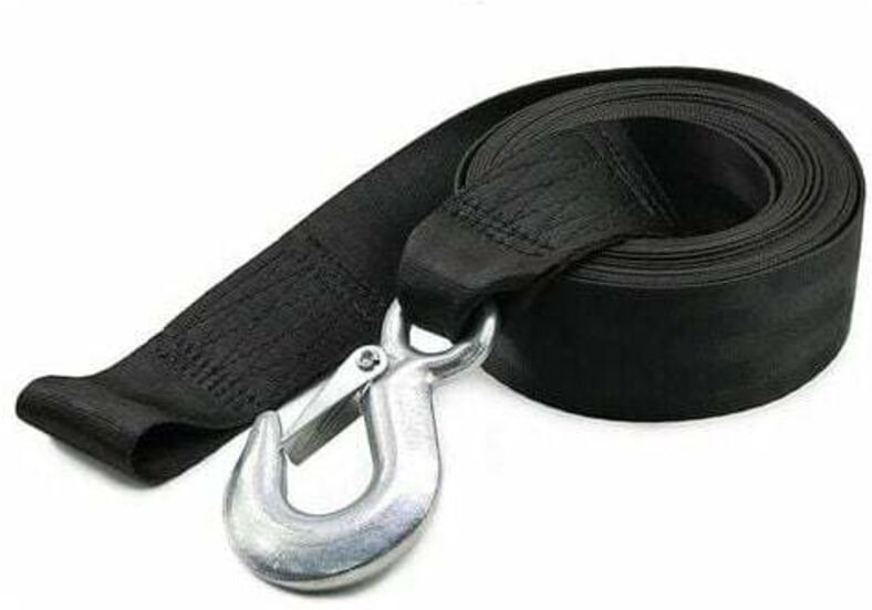 Robuste, sichere Marine-Windengurte aus Polyester, 6 m Ersatz-Marine-Windengurte mit Anhängerkupplung, Bootsanhänger Mum...