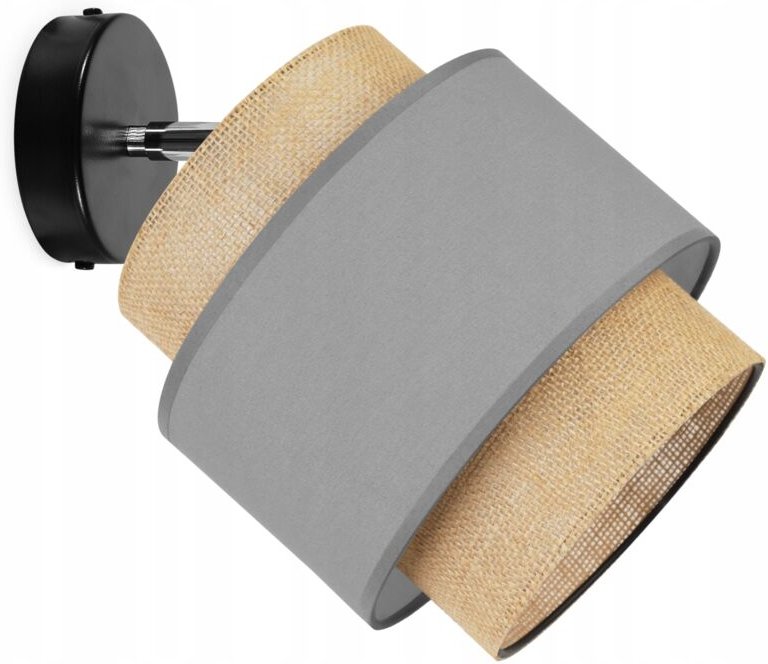 Deckenleuchte, Wandleuchte, Lampenschirm, Boho, Jute, 20 Cm