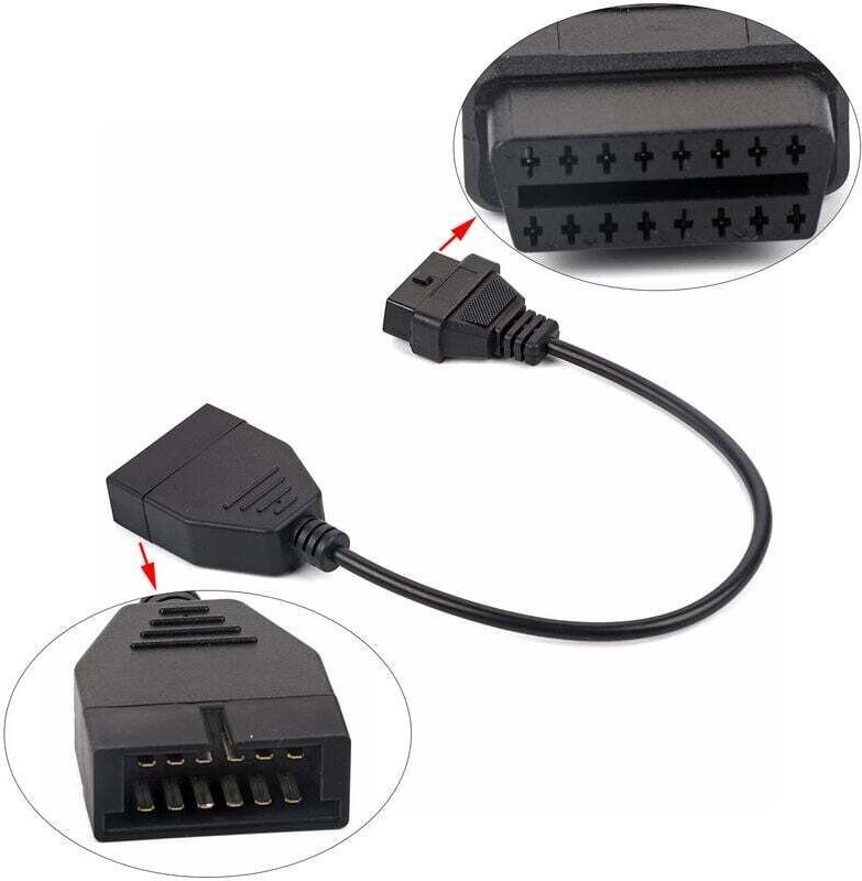 Für gm OBD1 12 Pin auf OBD2 16 Pin Diagnosewerkzeug-Anschlussadapterkabel