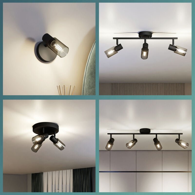 Thumbnail - Palms 8720169299290 Deckenstrahler E14 Schwarz - Philips