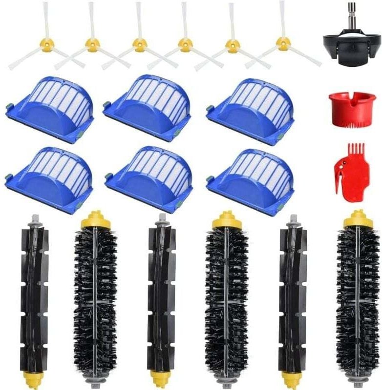Roomba Zubehör Kit für iRobot Roomba 600 Serie 671 692 694 697 698 650 651 660 690 Besen Pinsel Filter Roller Ersatz tei...