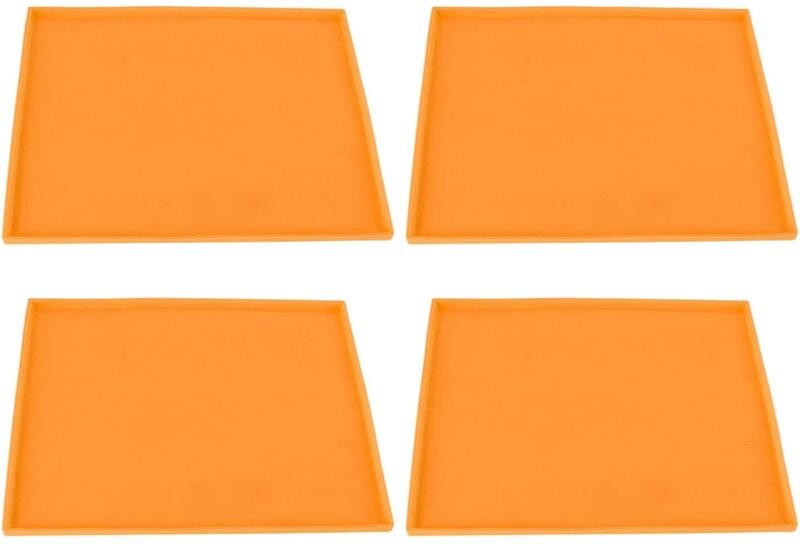 Antihaftbeschichtete Silikon-Dörrgerätematten zum Trocknen von Obst, Gemüse und Keksen temperaturbeständig.