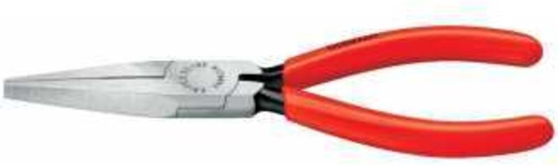 30 11 190 Elektronik- u. Feinmechanik Flachzange Gerade Chrom-Vanadium Elektrostahl 190 mm - Knipex