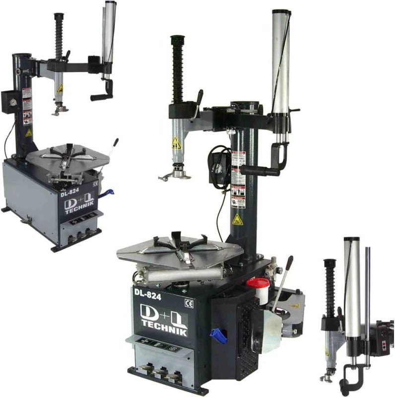 Reifenmontiermaschine 24' Reifenmontiergerät inkl. Hilfsmontagearm 06304 + 06307