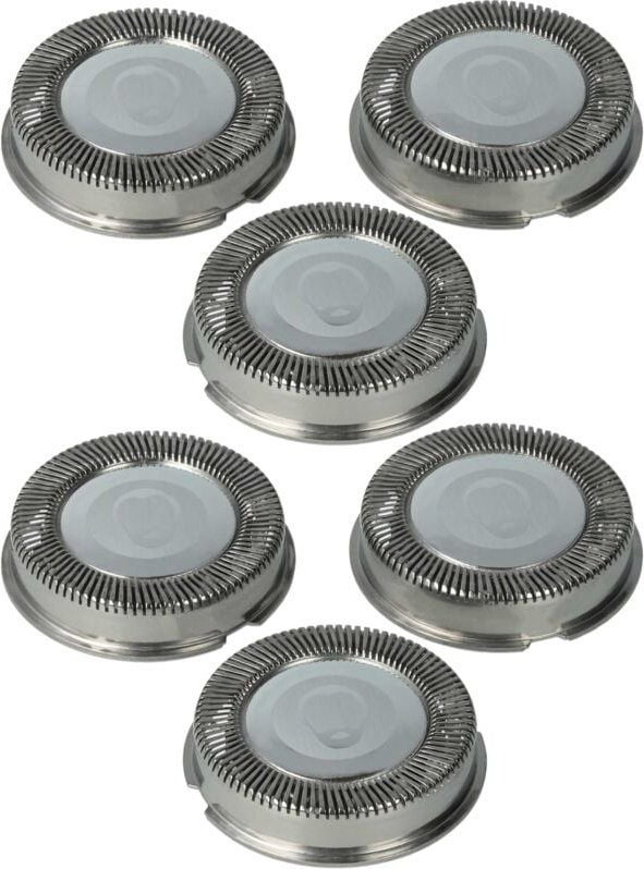6x Ersatz-Scherköpfe kompatibel mit Philips HQ5856, HQ5858, HQ5817, HQ5820, HQ5813, HQ5855, HQ5601, HQ5812 Elektrorasier...