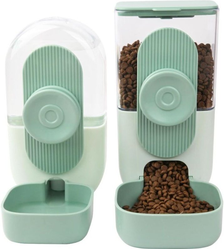 Automatischer Hänge-Futterautomat für Haustiere, Wasserspender für Kleintiere, automatischer Futterautomat für Käfige vo...