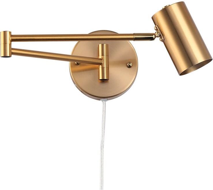 Verstellbare Wandleuchte mit Stecker "Lisa" - E27 G45