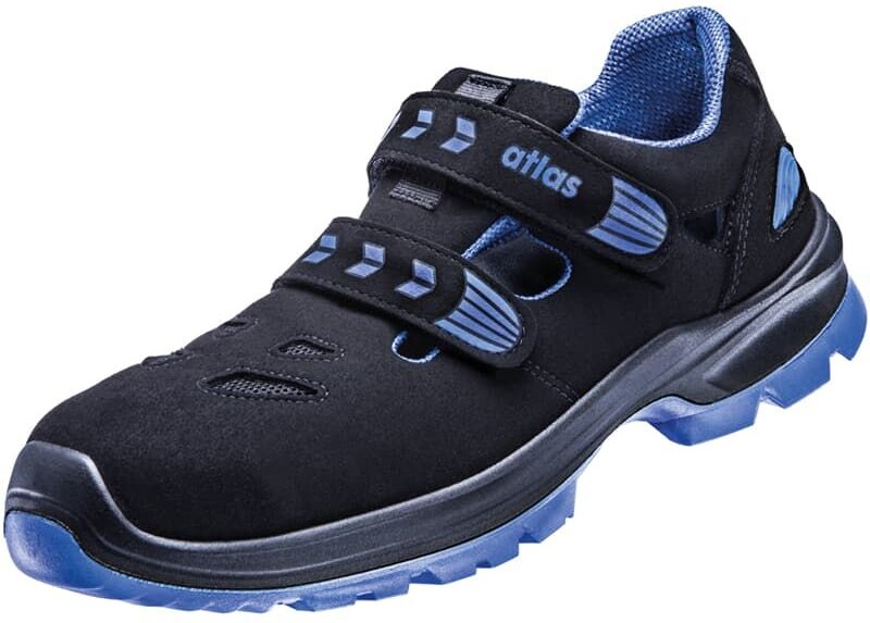 Sicherheitssandale sl 46 2.0 blue esd S1 Arbeitsschuhe mit Aluminiumkappe, Größe: 46 - Atlas