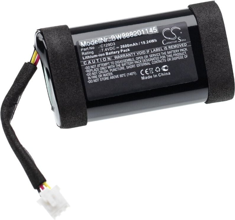 Vhbw - Akku kompatibel mit Bang & Olufsen BeoPlay A1 Lautsprecher Boxen Speaker (2600mAh, 7,4V, Li-Ion)