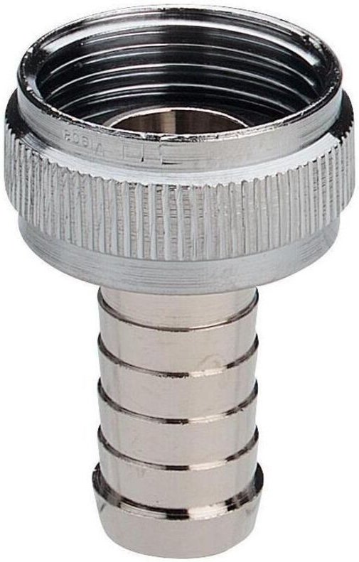 Viega - Schlauchverschraubung 104276 3/4' x g 1, mit Mehrkant, Messing, flachdichtend