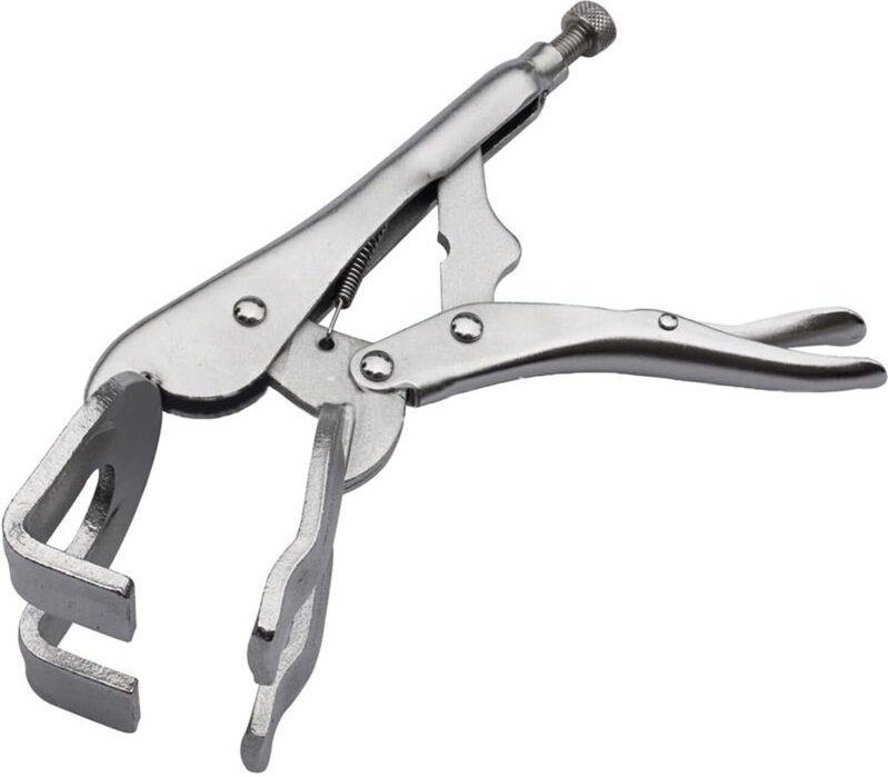 C-Klemmen-Verriegelungszange, verstellbare Schweißklemmen-Verriegelungszange mit normaler Spitzenschraube und Drehteller...